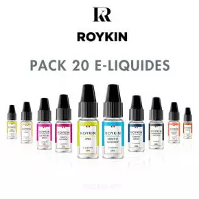 Pack 20 e-liquides Roykin