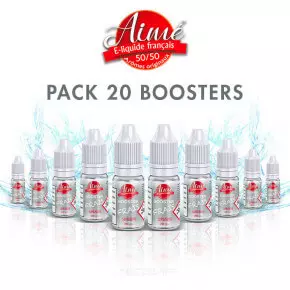 Pack 20 Booster Nicotine Frais Aimé 50/50