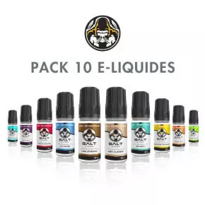 Pack 10 E-liquides Salt E-Vapor