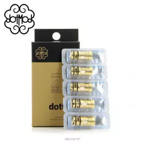 Pack 5 résistances Mesh DotAio V2 Dotmod - 0.3 Ohm