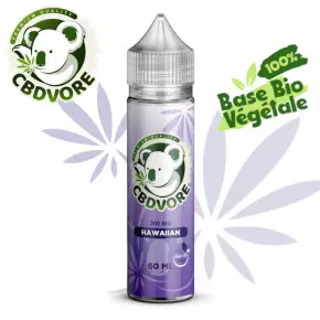 E liquide CBD Hawaiian CBDVORE 50ml - 300 mg