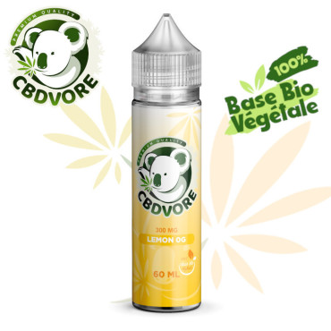 E liquide CBD Lemon OG CBDVORE 50ml - 300 mg