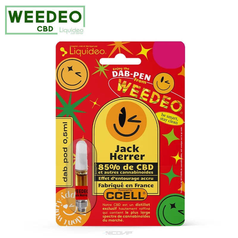 Cartouche Dabpen CBD Weedeo - Jack Herrer