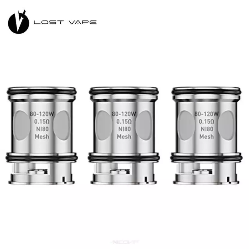 Pack 3 Résistances UB Max Lost Vape - 0.15 Ohm