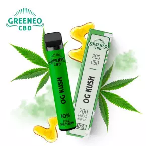 Puff CBD OG Kush 700 puffs Greeneo