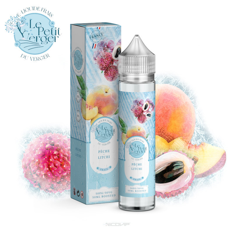 Pêche Litchi Le Petit Verger Frais 50ml