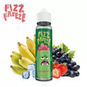 Fraise Banane Raisin Fizz Freeze Liquideo 50ml