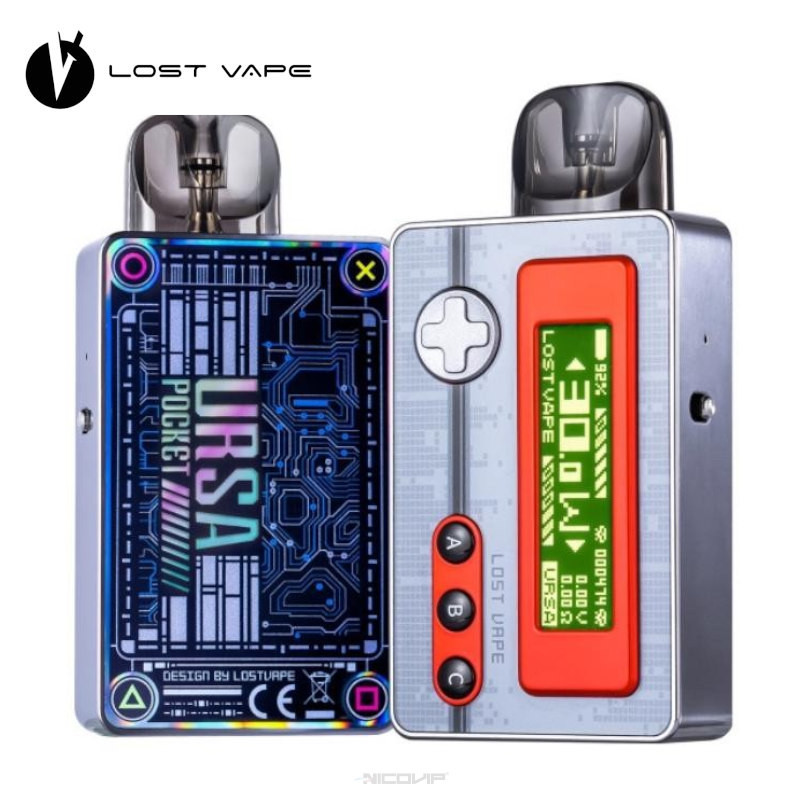 Kit Pod Ursa Pocket 1200mAh Lost Vape - Hellsing Grey