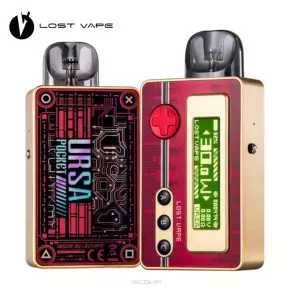 Kit Pod Ursa Pocket 1200mAh Lost Vape - Nes Red