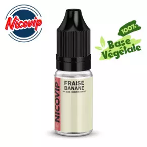 E-liquide Fraise Banane Nicovip 10ml - 11 mg