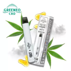 Pod Rechargeable CBD White Window Greeneo x Wilo