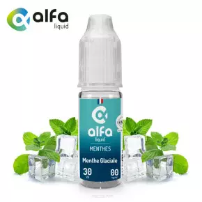 Menthe Glaciale Alfaliquid 10ml - Sans nicotine