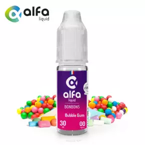 E-liquide Alfaliquid Bubble Gum 10ml - Sans nicotine