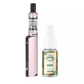 Kit CBD Q16 Pro Justfog + Skuff Greeneo 10ml rose