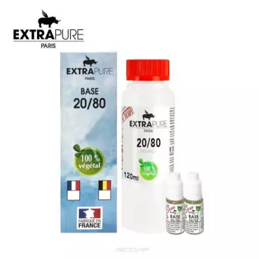 Pack Diy 20/80 extrapure 120ml