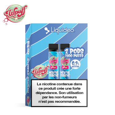 2 Pods Menthe Fraîche Wpuff Liquideo