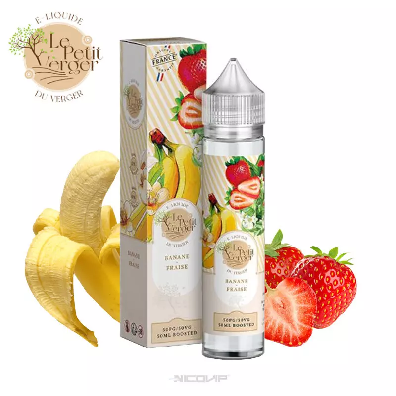 Banane Fraise Le Petit Verger 50ml