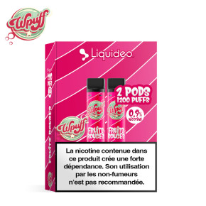 2 Pods Fruits Rouges Wpuff 2.0 Liquideo