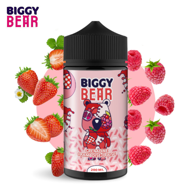 Grenadine Framboise Fraise Biggy Bear 200ml