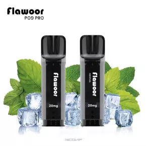 Pack 2 Pods Jetables Menthol Flawoor Pod Pro