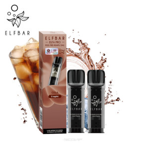 Pack 2 Pods Cola Elfa pro Elf Bar - Sans nicotine