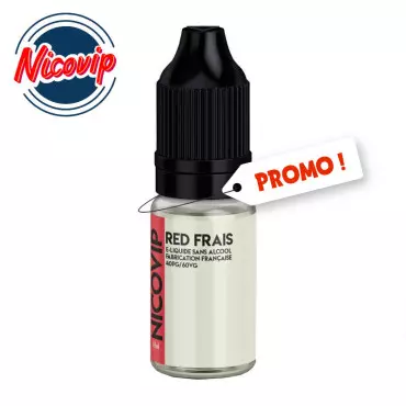 Promo e-liquide Red Frais Nicovip 10ml - 12 mg