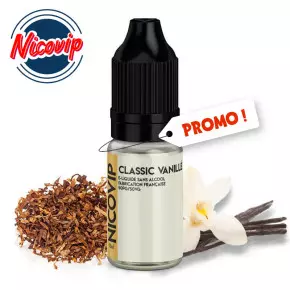 Promo e-liquide Classic Vanille Nicovip 10ml - Sans nicotine