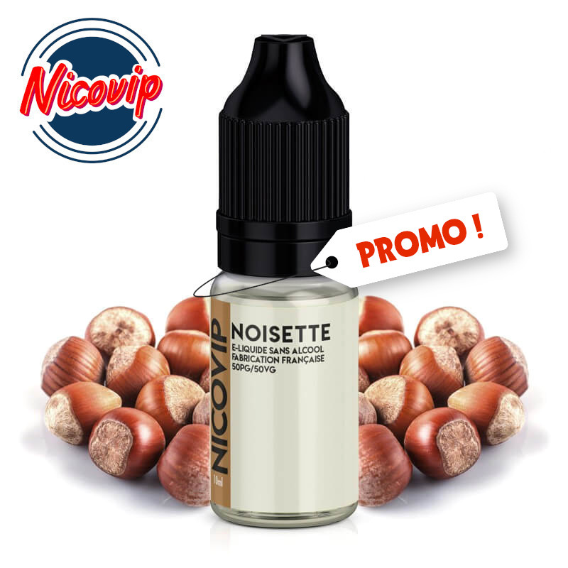 Promo e-liquide Noisette Nicovip 10ml