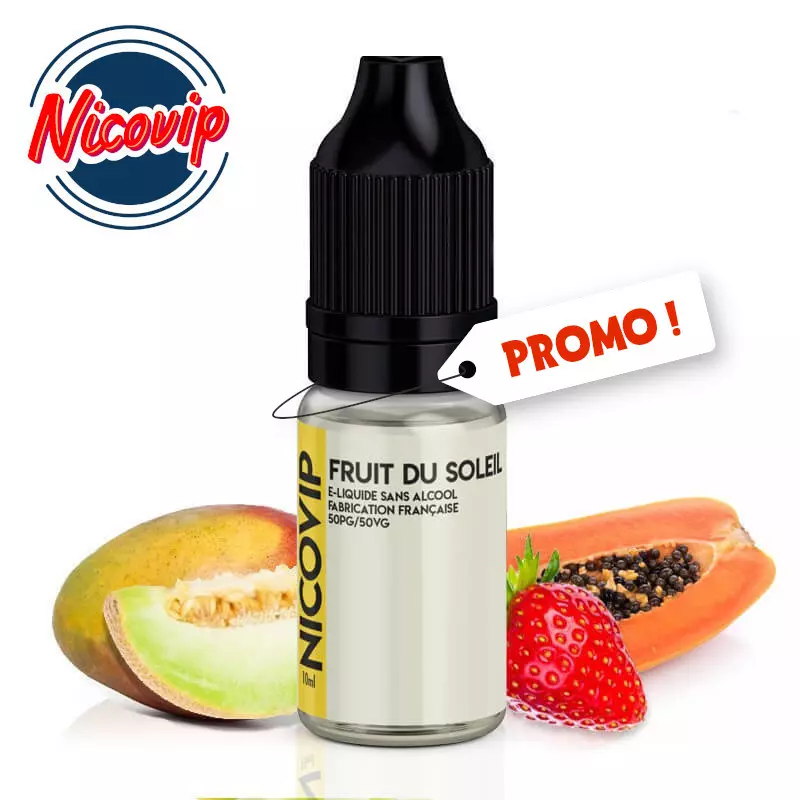 Promo e-liquide Fruit du Soleil Nicovip 10ml