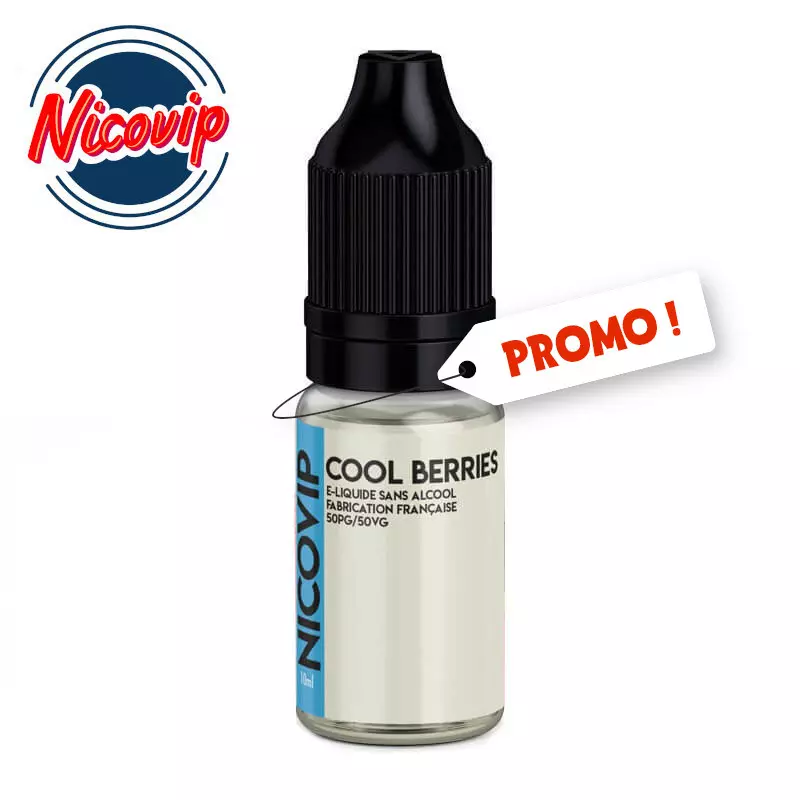 Promo e-liquide Cool Berries Nicovip 10ml - 6 mg