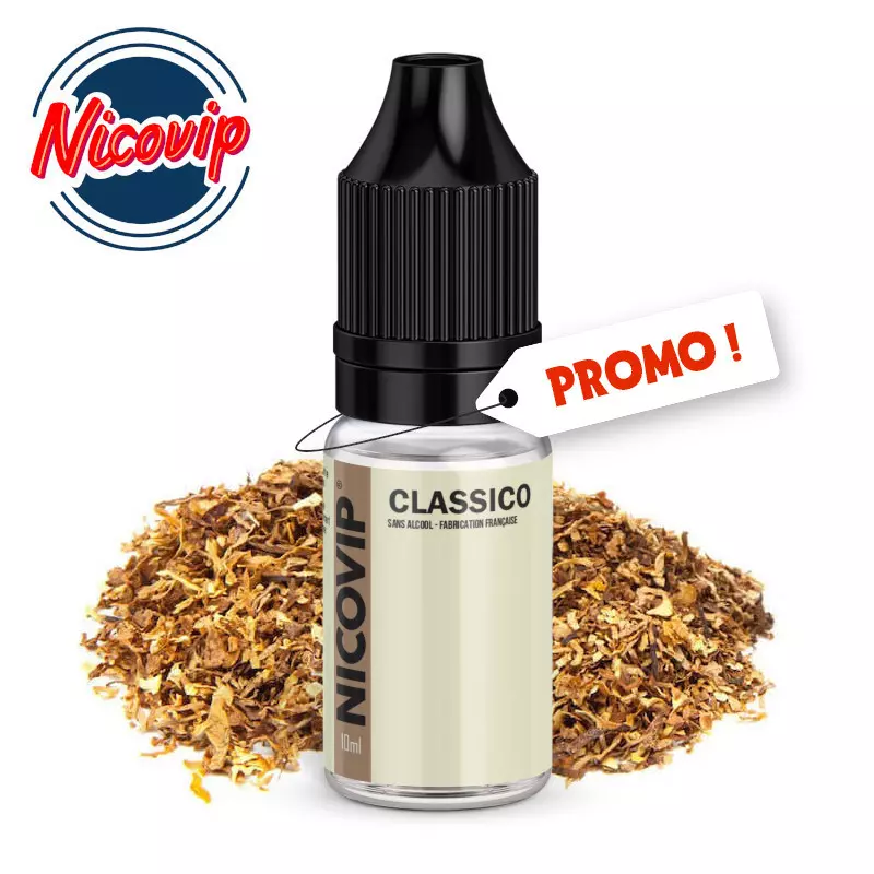 Promo e-liquide Classico Nicovip 10ml