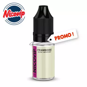 Promo e-liquide Framboise Nicovip 10ml - 6 mg