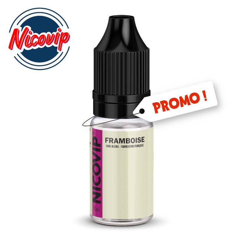 Promo e-liquide Framboise Nicovip 10ml - 6 mg