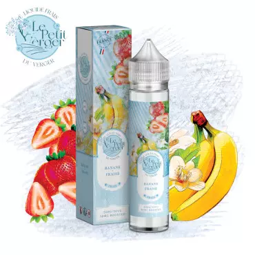 Banane Fraise Le Petit Verger Frais 50ml