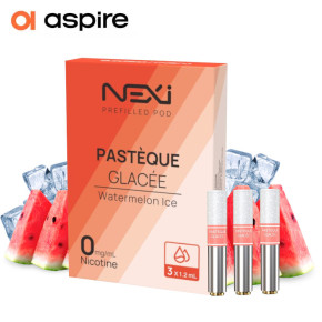 Pack 3 Cartouches Nexi One Pastèque Glacée 1,2ml Aspire