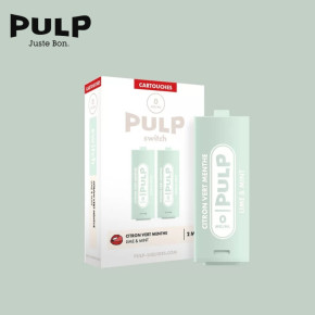 2 Recharge Puff Citron Vert Menthe Le Pod Switch Pulp