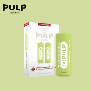 2 Recharges Puff Pastèque Citron Glacés Le Pod Switch Pulp