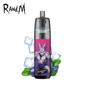 Kit Puff Tornado 15000 Blueberry Ice White Rabbit Randm