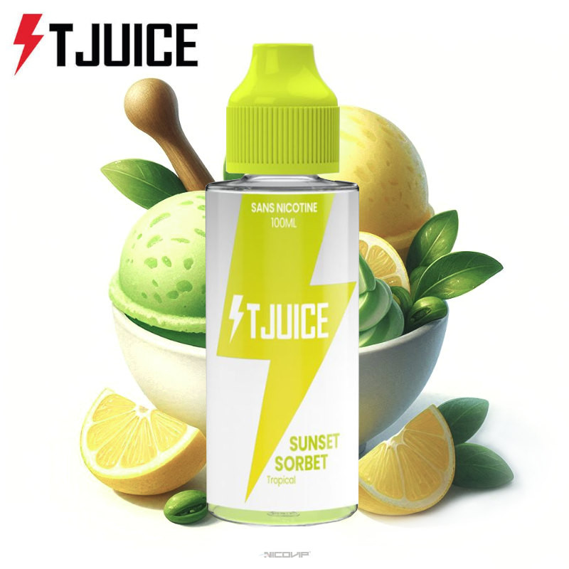 E liquide Sunset Sorbet T-Juice 100ml sans nicotine