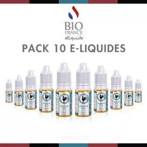 Pack 10 Booster Nicotine Bio France E-liquide