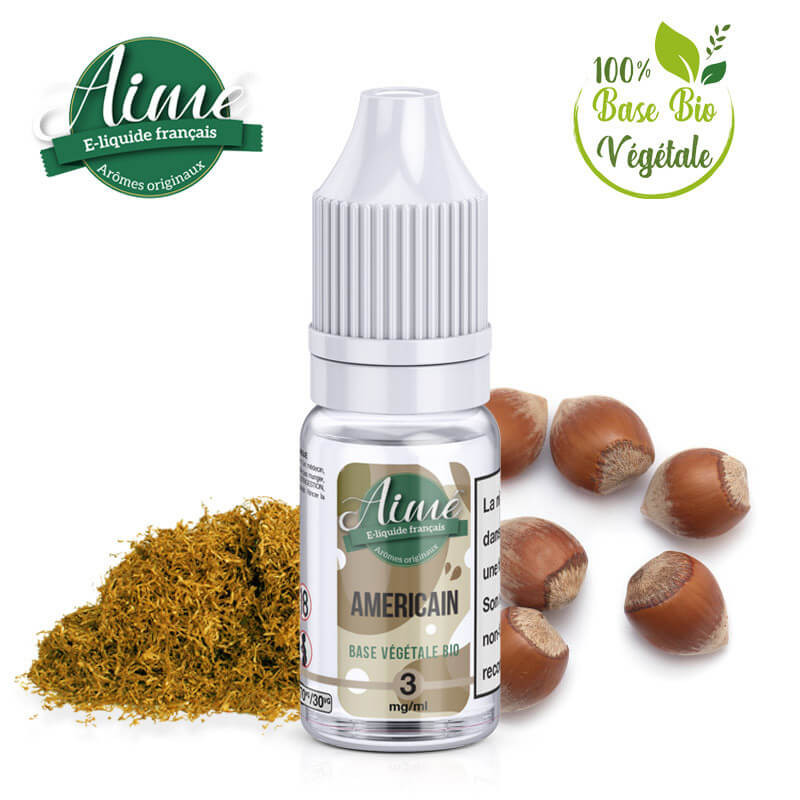 E-liquide Bio Américain Aimé 10ml