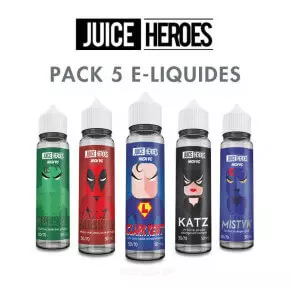 Pack e-liquides Juice Heroes 50 ml