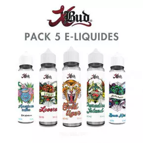 Pack e-liquides XBud 50 ml