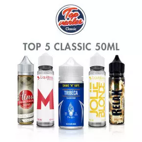 Top 5 E liquides Classic 50ml