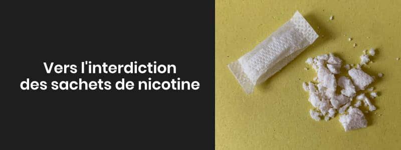 Vers l'interdiction des sachets de nicotine en France