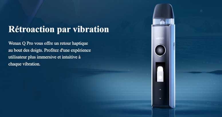 Kit Pod Wenax Q pro GeekVape vibration